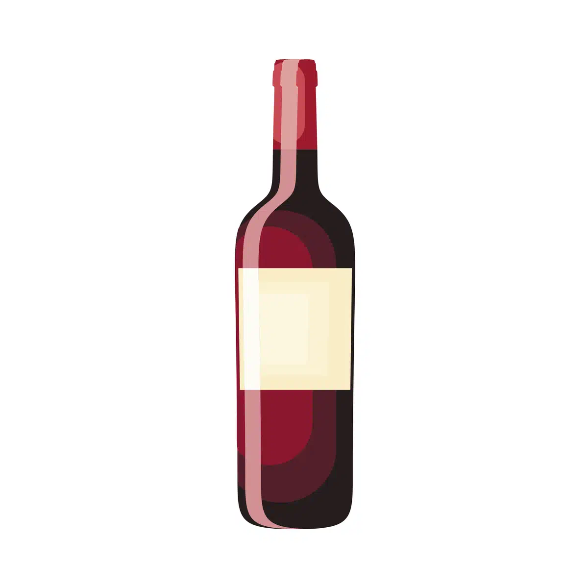 Vino in bottiglia rosso
